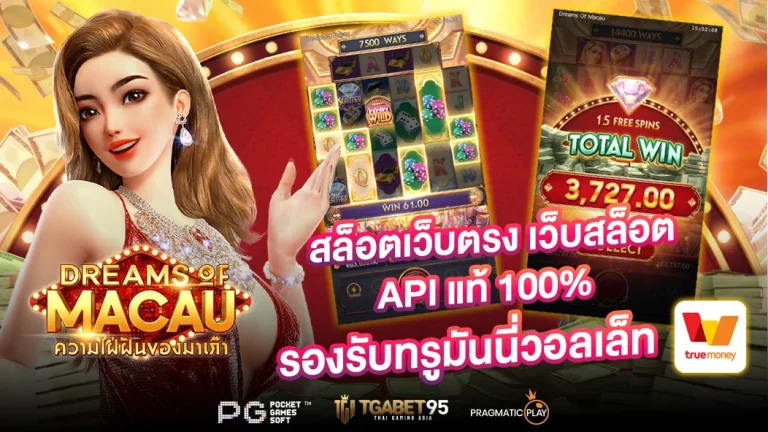 สล็อตเว็บตรง เว็บสล็อต API แท้