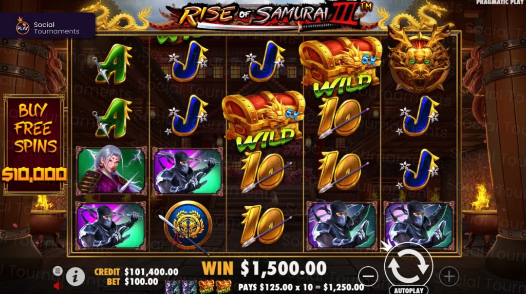 จุดเด่นของ Rise of Samurai Megaway​