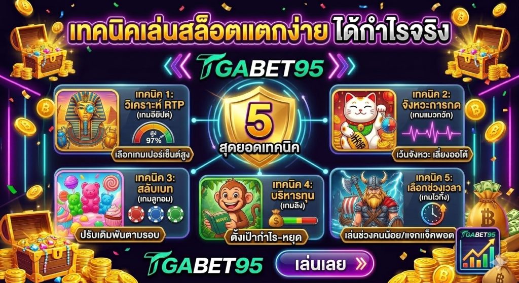 เทคนิคเล่นสล็อตแตกง่าย ได้กำไรจริง​