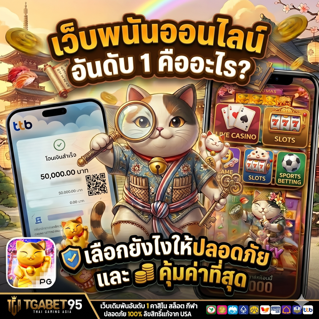เว็บพนันออนไลน์อันดับ 1 คืออะไร?