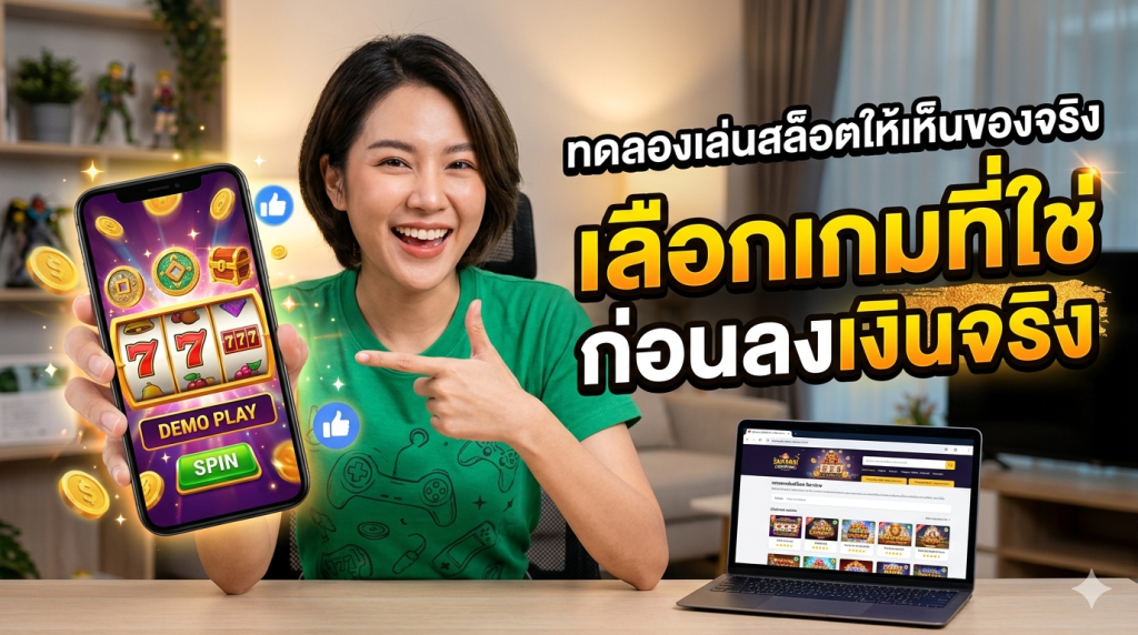 ทดลองเล่นสล็อตให้เห็นของจริง เลือกเกมที่ใช่ก่อนลงเงินจริง​