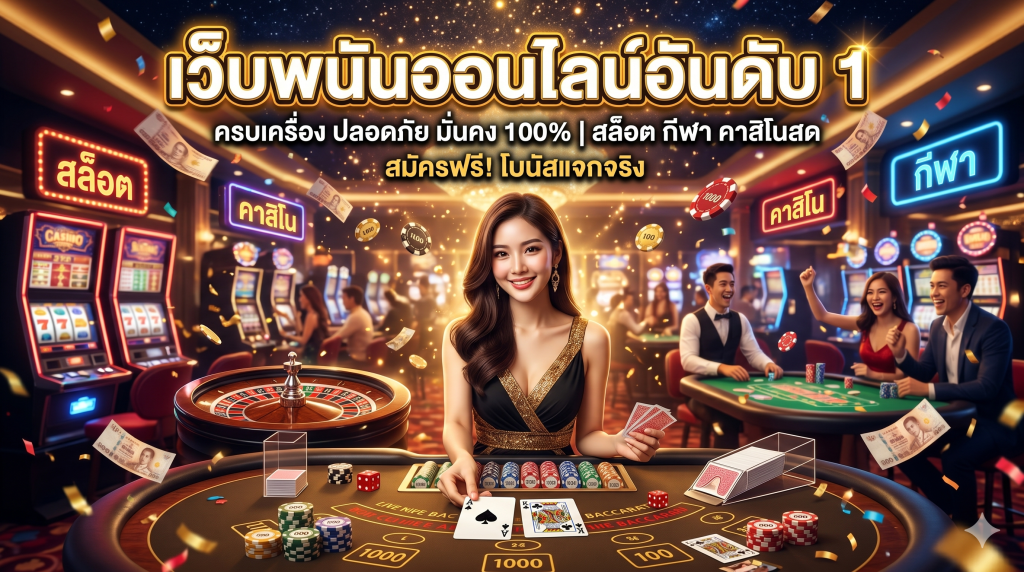 เว็บพนันออนไลน์อันดับ 1